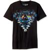 Liquid Blue Pink Floyd Space Window Short Sleeve T-Shirt T-Shirt Uomo