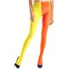 LNQ LUNIQI Women's Two-Tone Tights 120 Denier Opaque Tights Contrast Women for Carnival Halloween Theme Party, 3-Color