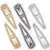 MEZOKUCEL 6PCS Fermagli per Capelli con Strass Fermagli Capelli Crystal Donna Eleganti Mollette per Capelli Donna Strass per Regalo Festa Ragazze Moglie (colore)
