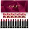 Beauty4Britain Set di 12 rossetti in 12 diverse tonalità, confezionati singolarmente
