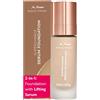 M. Asam Magic Finish Supercharge Serum Foundation Warm Sand (30 ml) | Fondotinta idratante e siero rassodante per il viso, trucco anti-età con acido ialuronico e copertura ottimale