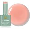 Bluesky Rubber Base Coat 10ml - Peach Glow - BNR06, Base Gel for Nails, Strengthening Gel Base Coat for 21 Day Manicure, LED UV Lamp Required