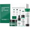 Jimklpy Set Trattamento Anti-Acne con Olio di Albero del Tè e Acido Salicilico, Detergente Viso e Crema Idratante, Riduce la Pelle Grassa e le Dimensioni dei Pori, Cura Quotidiana per Donne e Uomini