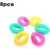 Zonfer 8pcs / Pacchetto Magico Donut Bigodini Circle Spirale Plastica Bigodini Boccoli Saluto Hairstyle Creatore Diy Arricciatura Dei Capelli Strumento