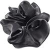 QinGoo Scrunchies per capelli in Organza Elastici per capelli da donna, accessorio per capelli-1 pezzo(Black)