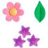 dekora- Fiori di Carta di Wafer per Decorazione di Torte, Cupcakes o Altri Dessert, Multicolore