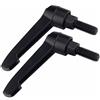 ORANXIN Fissaggio Leva di Serraggio Maniglia - Manici Regolabile L-type Manici Spingere Pulsante Ratchet Pomello Femmina o Maschio Filettatura M6 M8 M10 M12 M16