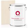 Q-COVER Impregnante colorante legno Bianco 9003 2,5L — idrorepellente Q-COVER