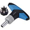 BBB Cycling - Utensili per biciclette - Chiave dinamometrica con 5 chiavi esagonali e 6 adattatori - Modello TorqueFix BTL-119