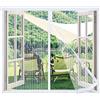 YSJYYHP Zanzariera Magnetica per Finestre Premium,140x140cm Zanzariera Magnetica Finestra,Autoadesiva Traspirante,Totalmente Magnetica, Chiusura Automatica