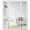 WXWYGNY Zanzariera Magnetica Porta/Finestra con Chiusura Automatica, Rete Antizanzare Senza Fori con Doppia Apertura Laterale,Doppia Apertura Laterale, Installazione Facile,175x235cm,Bianco
