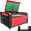 Sihao 130W Macchina per incisore laser CO2 1400 x 900 mm incisione laser macchina taglio laser Alta precisione 220v Europlug RDWorks con Port USB Rotary Roller laser per legno Tessuti plastica Pelle(130W)