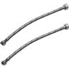 Express Water Set di 2 flessibili in acciaio inossidabile da 40 cm con attacco 1/2 Femmina 1/2 femmina, Durabilità e flessibilità per le tue installazioni idrauliche