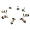 Linwnil Set di 8 rotelle singole per porta della doccia, guide per porta della doccia, 25 mm di diametro, per casa, bagno, fai da te