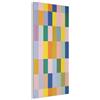 MuchoWow© Pannelli Fonoassorbenti 100x200 cm Decorativi Pannello Fonoassorbente Quadri Insonorizzanti Per Pareti Isolamento Acustico Decorativo Isolante Strisce - Blu - Motivo - Astratto