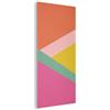 MuchoWow© Pannelli Fonoassorbenti Parete Acustici 100x200 cm Insonorizzanti Pannello Fonoassorbente Design Isolante Acustico Fonoisolanti Insonorizzazione Stanza Triangoli - Colorati - Astratti