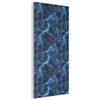 MuchoWow© Quadri Fonoassorbenti 100x200 cm Pannello Fonoassorbente Decorativi Isolamento Acustico Pannelli Acustici Insonorizzazione Stanza Insonorizzanti Scuro - Blu - Fulmine