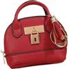 Obotsnoi Pratico portamonete portachiavi borsa robusta in pelle PU organizzatori per le donne rossetti carta e cavo dati piccola borsa, Rosso