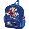 Hasbro Zaino Sonic asilo DIM. 28X25X10 Nuova serie