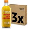 Kloster Kitchen Organic Ginger Shot Turmeric 12SHOTS 3x 360 ml con veri pezzi di zenzero, vegan senza additivi e con dolcezza naturale (incl. 0,75€ di deposito)