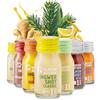 Kloster Kitchen Cibo per il trasloco biologico, per la gastronomia di zenzero, per uomini e donne, cesto regalo, 14 bottiglie da 30 ml, con veri pezzi di zenzero, 6 varietà vegane in vetro