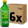 Kloster Kitchen Organic Ginger Shot Classic 12SHOTS 6 x 360 ml con veri pezzi di zenzero I vegan I 12 shot per bottiglia di vetro I d (incl. 1,50€ di deposito)