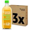 Kloster Kitchen Organic Ginger Shot Ananas 12SHOTS 3x 360 ml con veri pezzi di zenzero, vegan senza additivi e con dolcezza naturale (incl. 0,75€ di deposito)