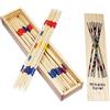 PARENCE.- Gioco Mikado in legno - Classico gioco da tavolo per bambini e adulti - Bastoncini colorati in scatola di legno - Destrezza e concentrazione ideali per la famiglia, i viaggi e i regali