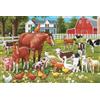Schmidt Puzzle 56590 con animali sulla campagna, 150 pezzi