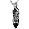 Friggem Collana San Michael/San Cristoforo/San Benedetto in Argento Sterling 925 Ciondolo di Protezione Medaglia Arcangelo Gioielli Religiosa Amuleto per Uomo Donna