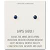 Philip Jones Orecchini a lobo con lapislazzuli con carta di citazione