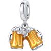 NUJIFFY Ciondoli in Argento Sterling 925 per Bracciali e Collane Ciondolo da Viaggio,Ciondolo di Laurea Bead Charm da donna, Graziosi Gioielli Regalo di Compleanno per Le donne