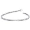 GV GIOIELLI DI VALENZA Bracciale Tennis in oro Bianco 18k con diamanti da 0,007 ct