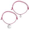 Flores Coppia di braccialetti Mamma Figlia in argento 925