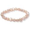 Treasure Bay Splendido braccialetto di perle d'acqua dolce barocche da 7 a 8 mm, per donne e ragazze