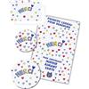 Ticky-Tacky Kit regalo grazie Cuori Pack Card + Specchio + Magnete Versione Cuori | Regalo per la padrona, la bambinaia..