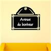 Ambiance Sticker Ardesia - Adesivo da parete trasparente per strada, 55 x 75 cm