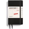 LEUCHTTURM1917 370549 Agenda settimanale 2025, Pocket A6, copertina rigida, 12 mesi, 80 g, a righe, nero