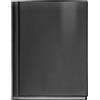 VELOFLEX - Album Diamond DIN A4 con 24 buste trasparenti, nero | Con 24 buste in PP termosaldate, tasche trasparenti sul fronte e sul retro, per documenti in formato DIN A4