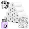 elzle 10 Rotoli Carta Termica 57x25 mm,per Fotocamera Bambini,Bianca | Carta Stampa Termica Senza Inchiostro, Compatibile con Macchina Fotografica Istantanea , Bianca per Foto, Appunti