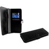 KSIX FUNDA Folio Universal Wallet Case KSIX para Smartphones Hasta 5.5 PULGADAS Negra