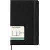 Moleskine Weekly Planner 2025-2026, Agenda Settimanale 18 Mesi Con Spazio per Note, Copertina Rigida e Chiusura Elastica, Formato Large 13 x 21 cm, Colore Nero