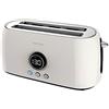 Cecotec ClassicToast 15000 - Tostapane digitale extra doppio beige 1500 W, 2 Slot Lunghi extra larghi per 4 toast, display digitale, 3 funzioni, aste superiori, design retrò in beige