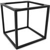 Taormina Design Tavolino in metallo nero - Tavolino basso stile industriale - CU2020