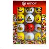 Emoji Official Novelty Fun Golf Balls Packs, Gift for Christmas, Multicoloured