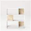 phoenix group Scaffale SHELFY con 6 scomparti, rovere Artisan con bianco