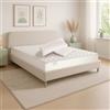 Farmarelax, Kit materasso matrimoniale,160x190, h20 cm,più due cuscino memory in regalo, 2 guanciali in omaggio, antibatterico, imbottitura in fibra ipoallergenica, 100% Made in Italy