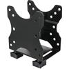VoltShine Supporto Metallico Nero per Mini PC con Design Compatto e Robusto; Ideale per ottimizzare Lo Spazio e Migliorare la Ventilazione.