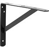 Decko 49144 Heavy Duty staffa per mensola, 26,7 cm da 19,1 cm, nero, pezzi, 49144
