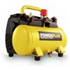 POWERPLUS Varo - Compressore senza benzina, con pressione di 8 o 10 bar, serbatoio di varie dimensioni 6-50 litri, Giallo 1100.00 wattsW, 230.00 voltsV
